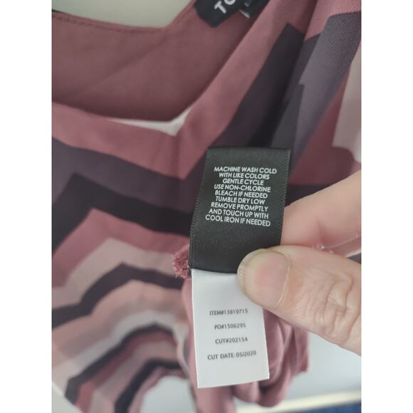 Torrid Sophie Chiffon Double Layer Swing Cami Size 1X Colorful Casual Bohemian - Picture 5 of 6